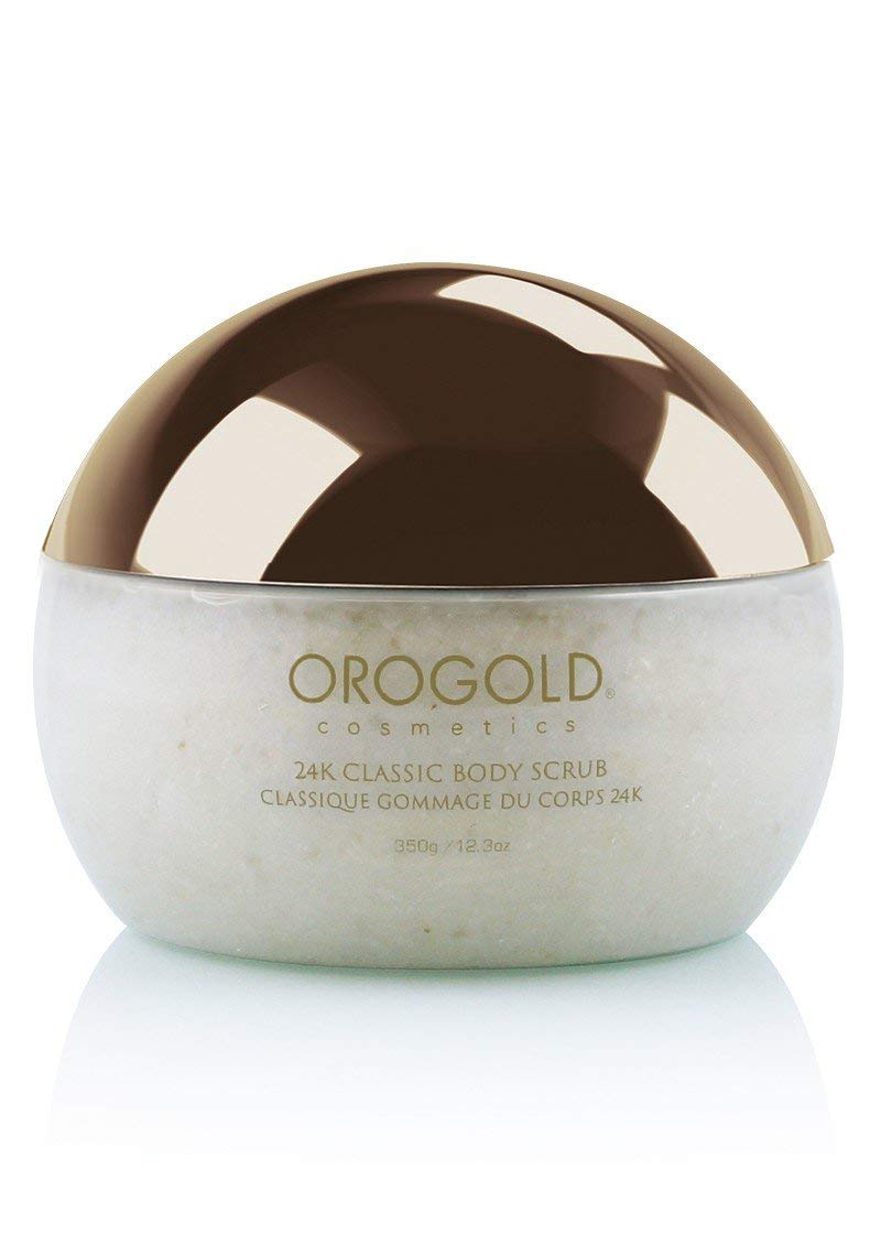 OROGOLD 24K White Gold Body Scrub Exfoliator - 9.7 oz