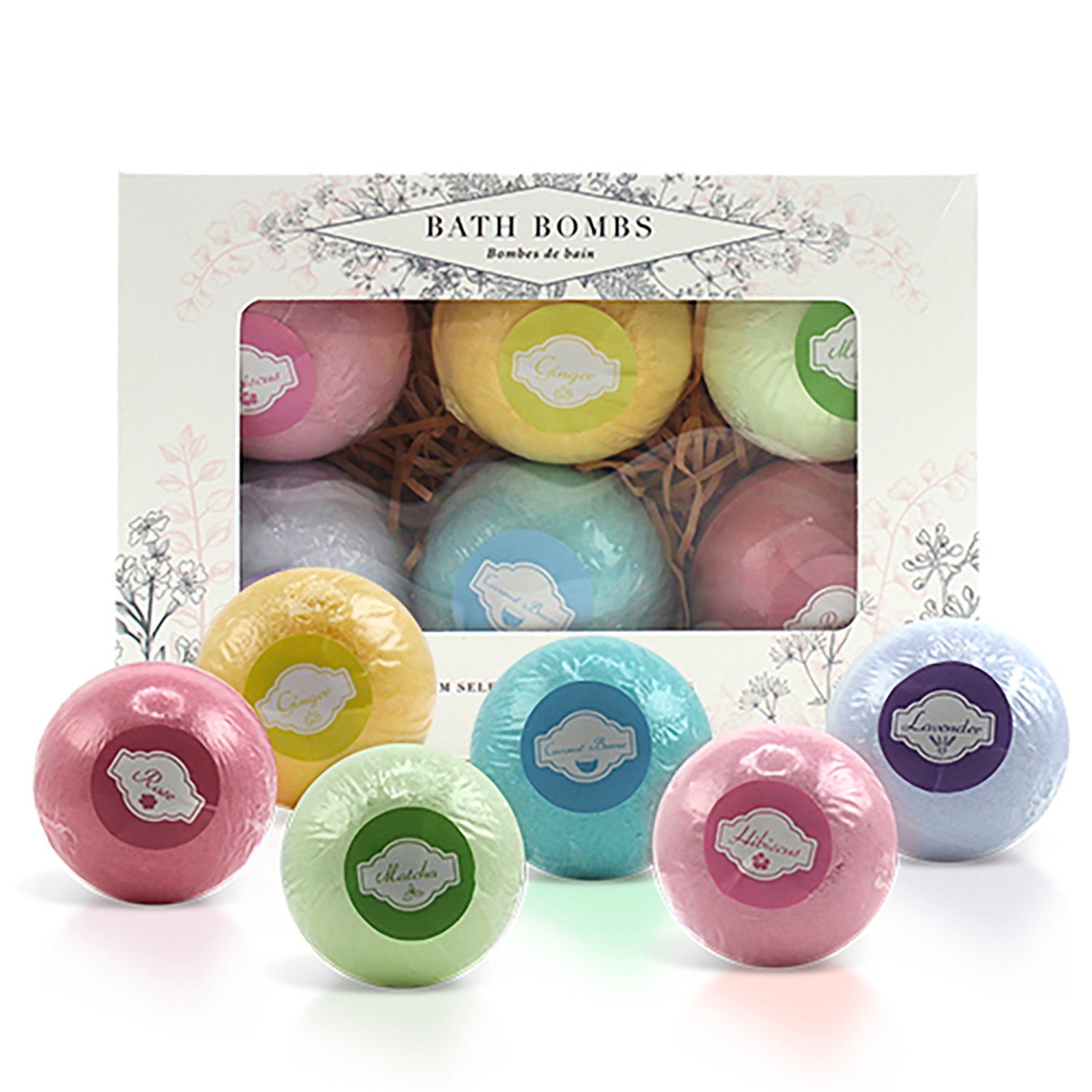BeautyFrizz Bath bomb gift set