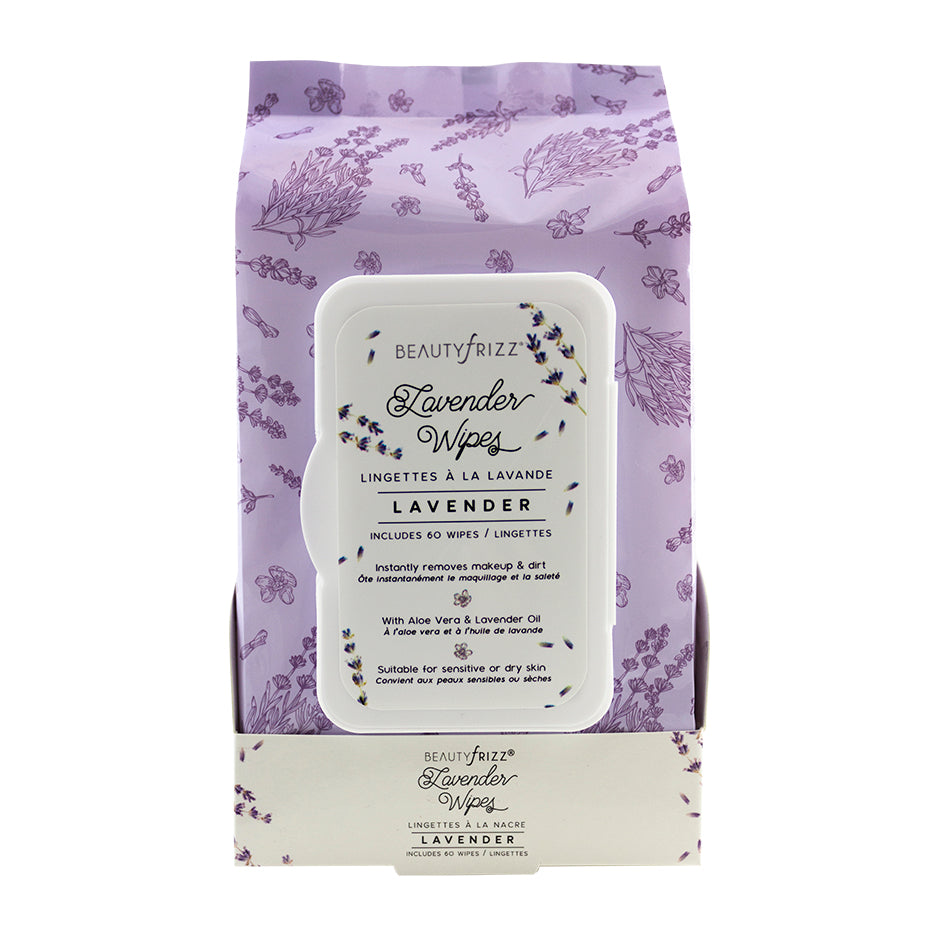 Beautyfrizz Lavender Facial Cleansing Wipes 120 sheets