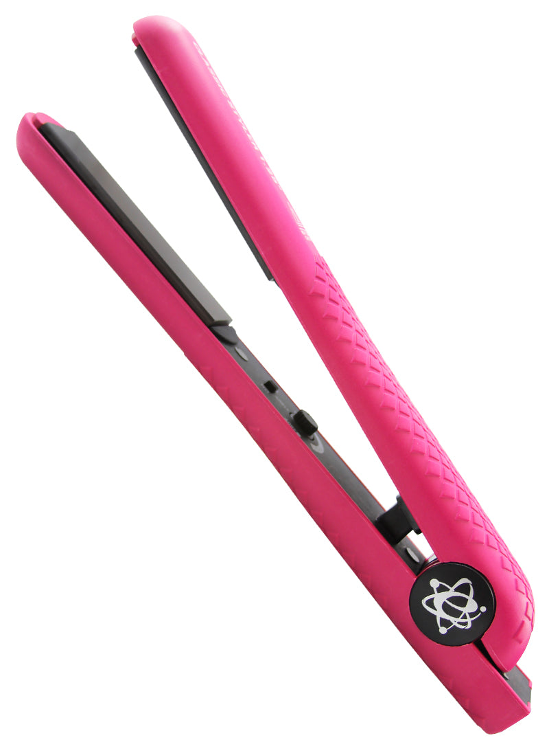 evalectric ceramic hair straightener hot pink