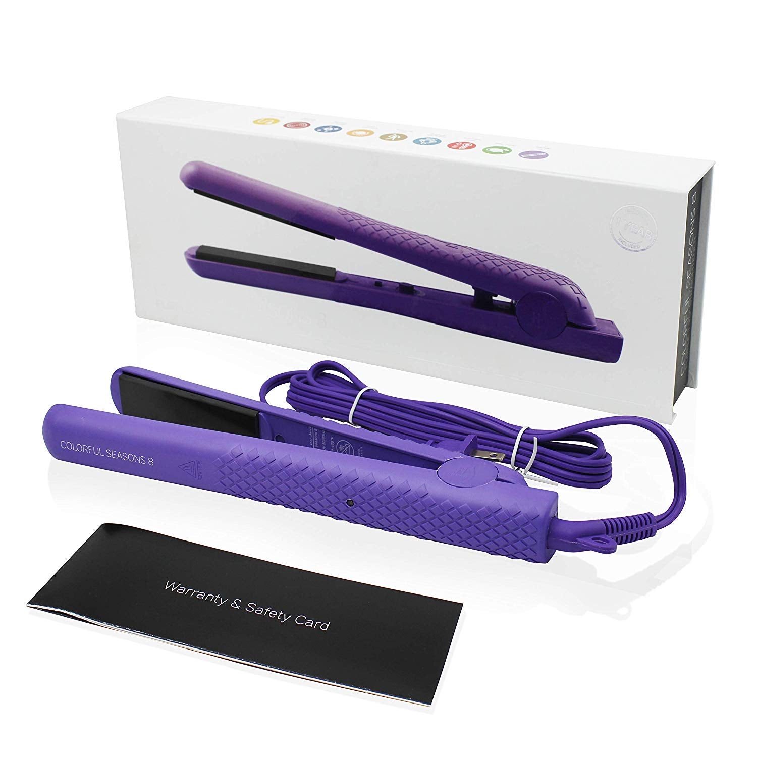 herstyler colorful seasons flat iron