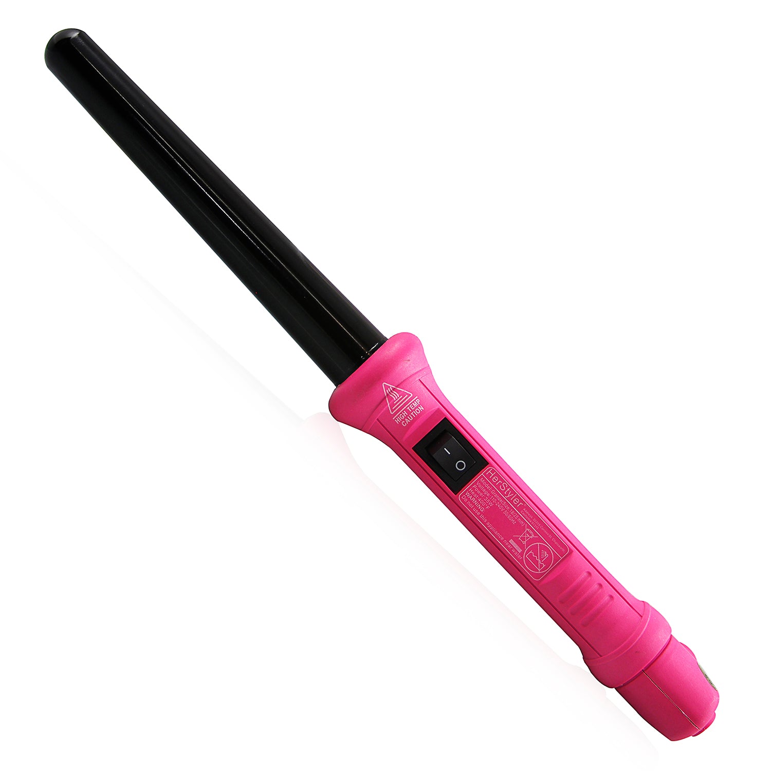 herstyler grande curling wand pink