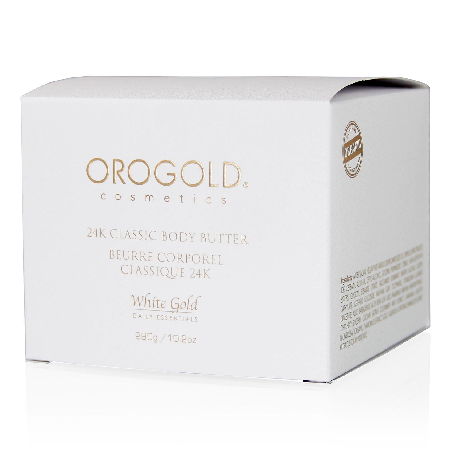 orogold white gold body butter