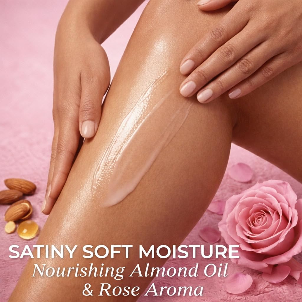 Vivo Per Lei Almond Oil Body Lotion - With Rose and Rosemary - Daily Moisturizer - 33.8 Fl. Oz