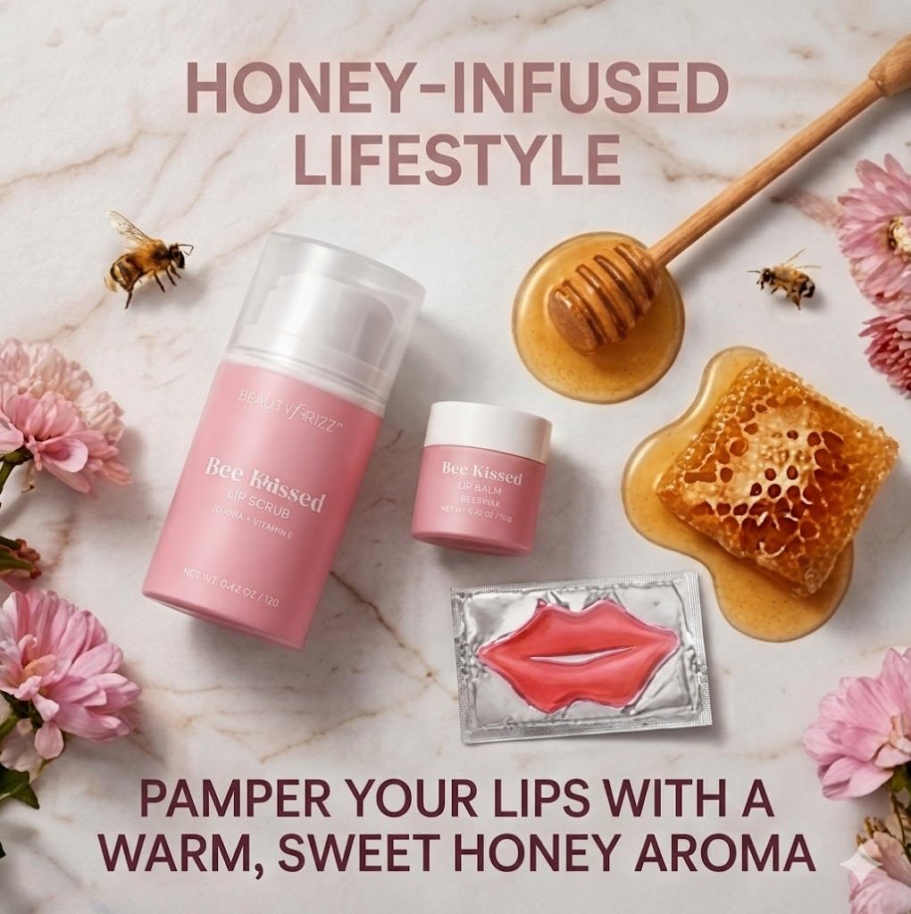 BeautyFrizz Bee Kissed Lip Care 4-Piece Set