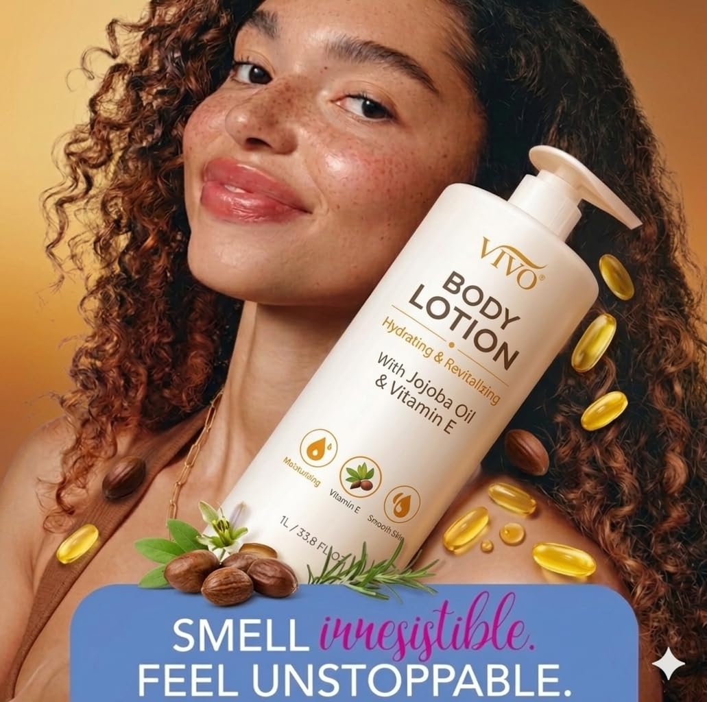 Vivo Per Lei Jojoba Oil Body Lotion - With Vitamin E - 33.8 Fl. Oz