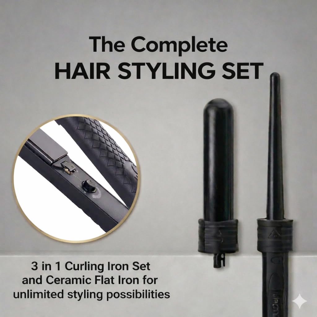 Herstyler Superstyler Hair Straightener and Curler Set