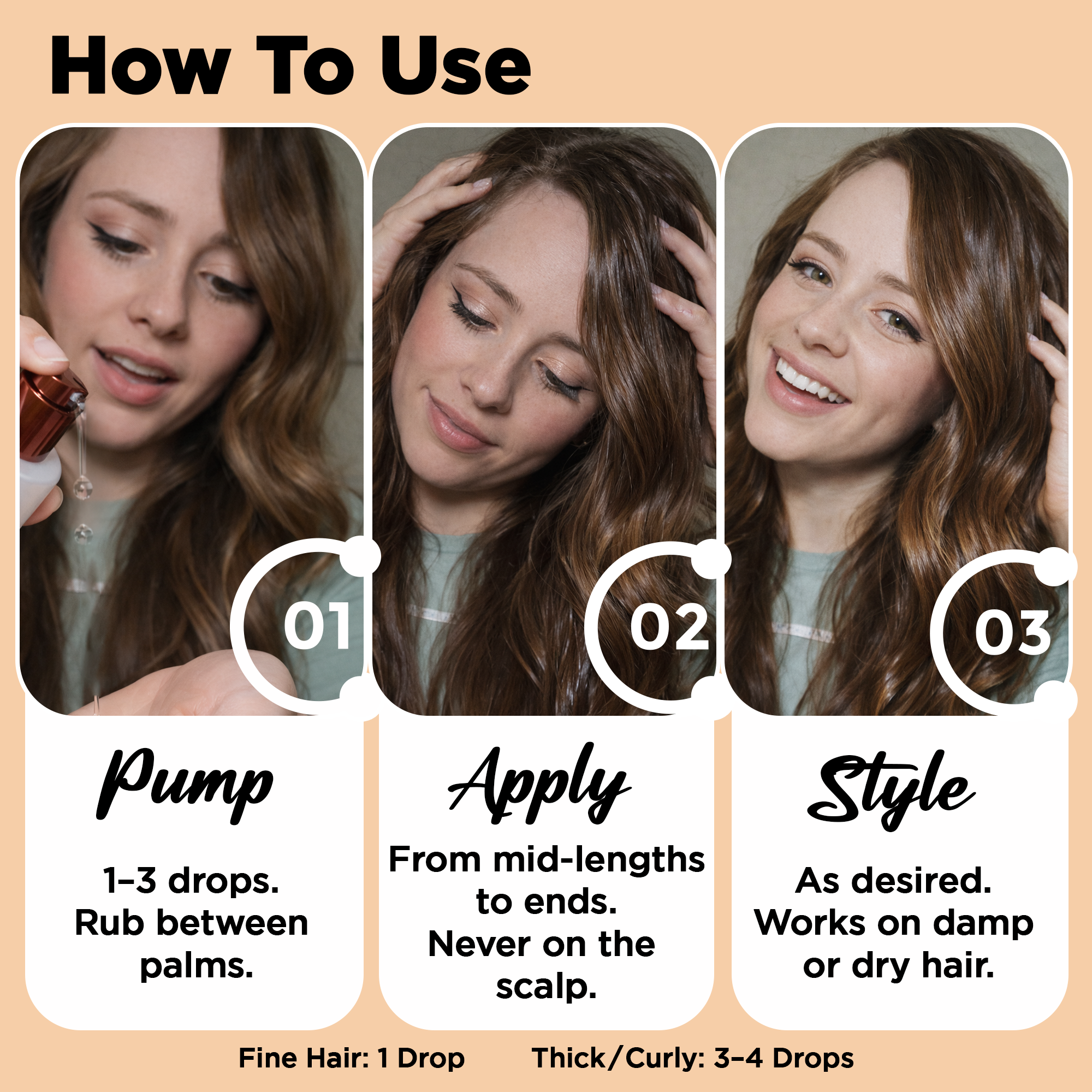 HerStyler Argan Oil Hair Serum for Shine and Smoothness - 60ml