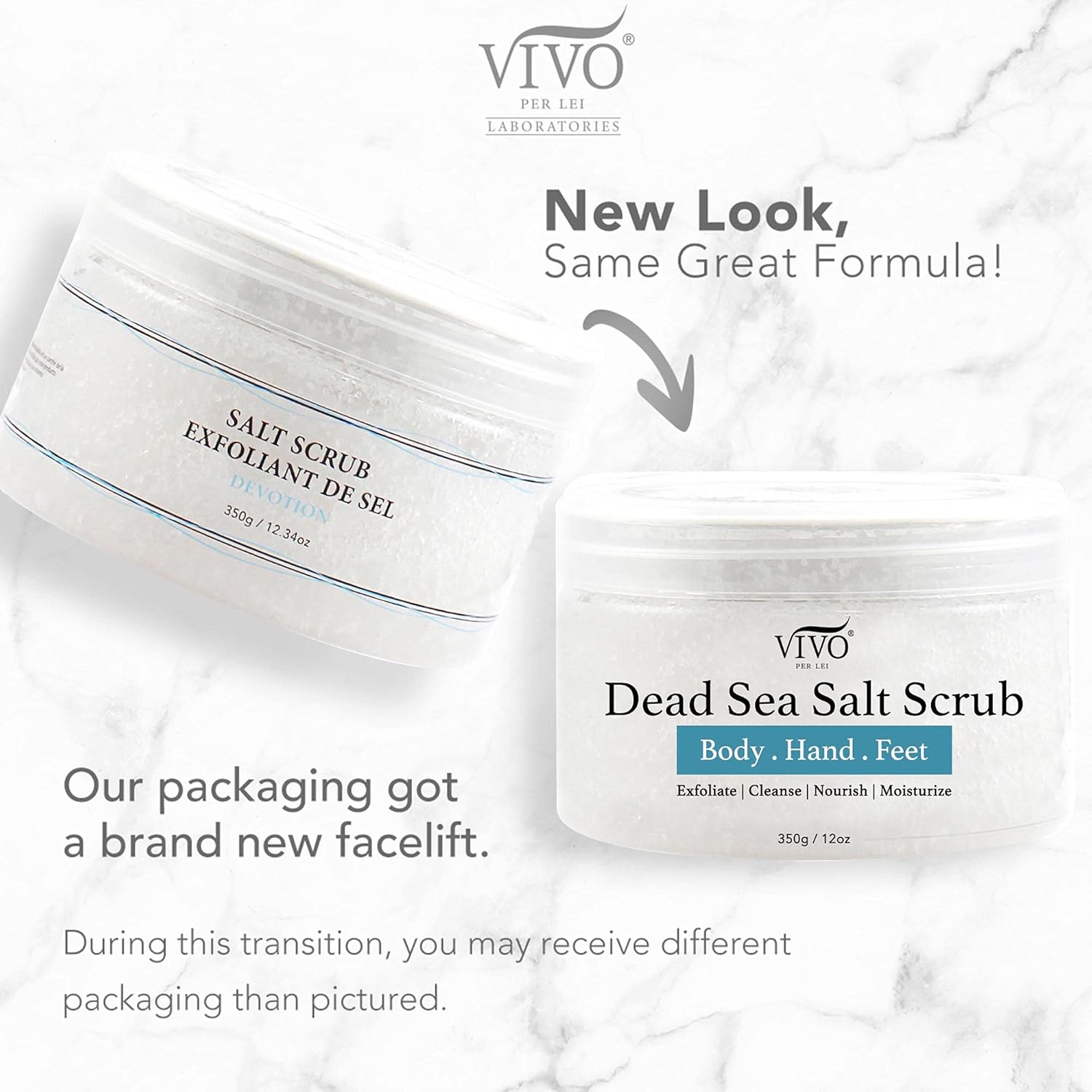 Vivo Per Lei Dead Sea Salt Scrub for Body