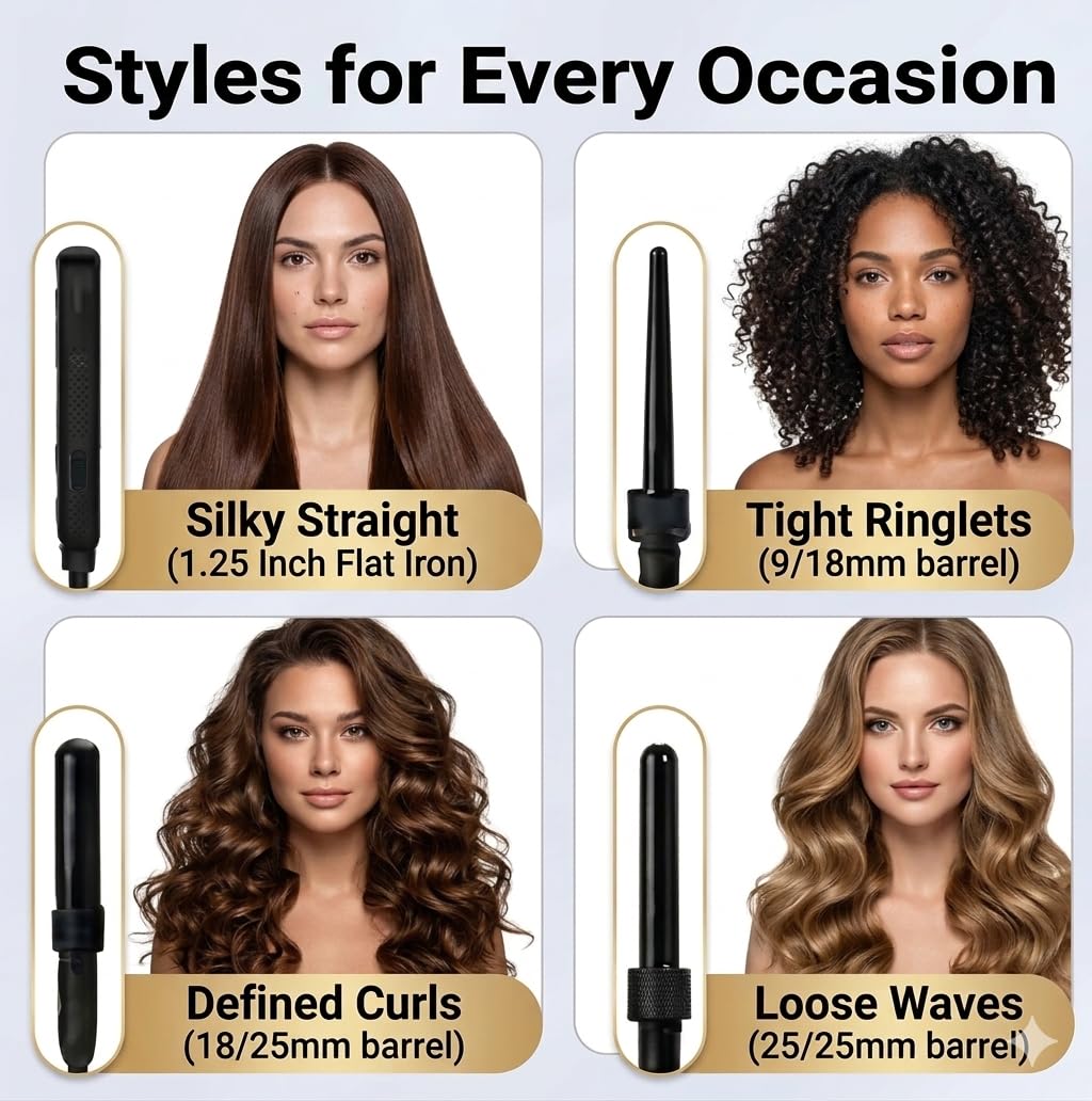 Herstyler Superstyler Hair Straightener and Curler Set