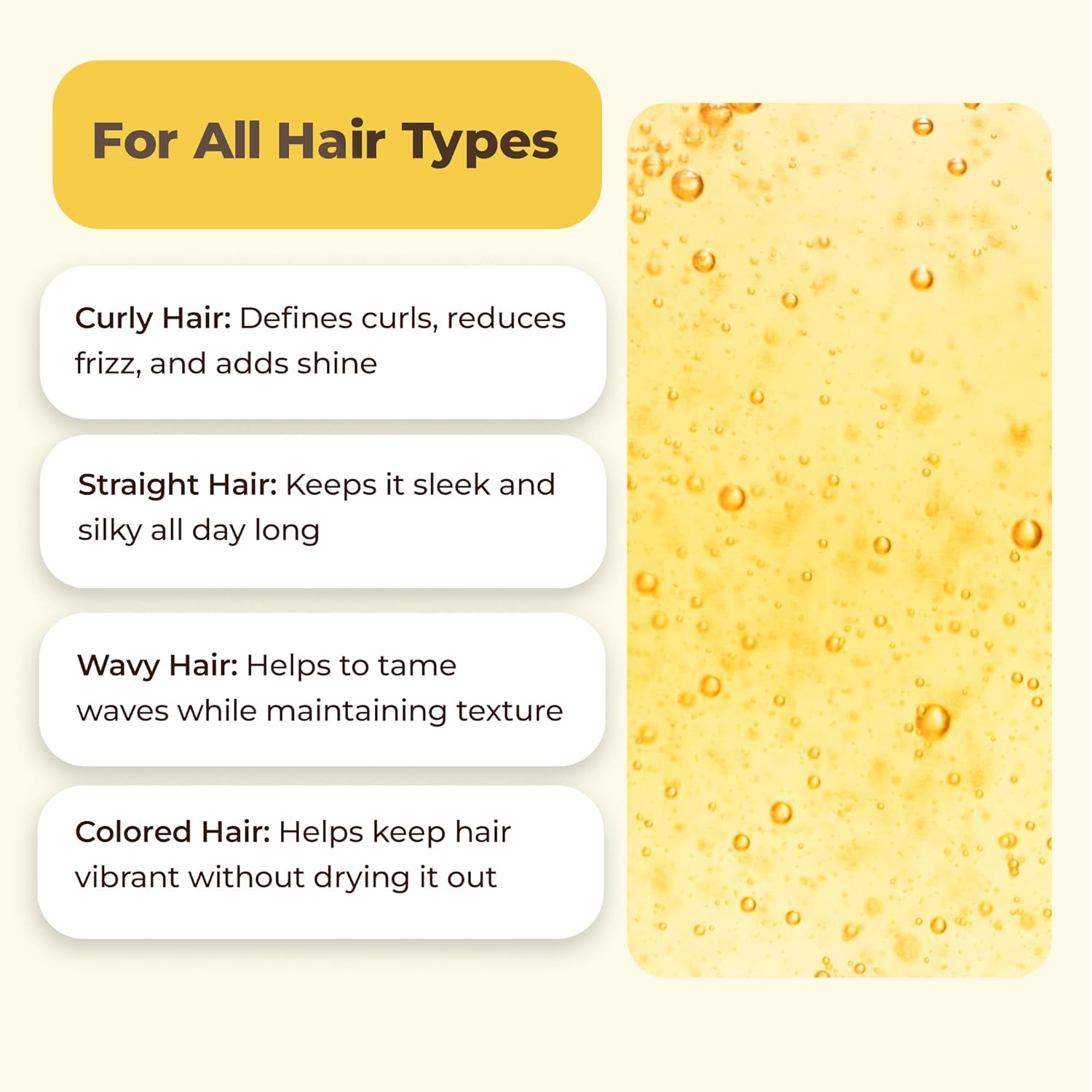 HerStyler Advanced Argan Oil Hair Serum - Frizzy Hair Serum with Vitamin E and Aloe Vera - 2.36 Fl Oz / 70 Ml
