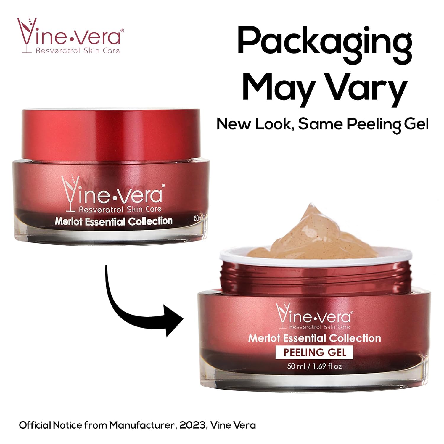 Vine Vera Merlot Refining Peeling