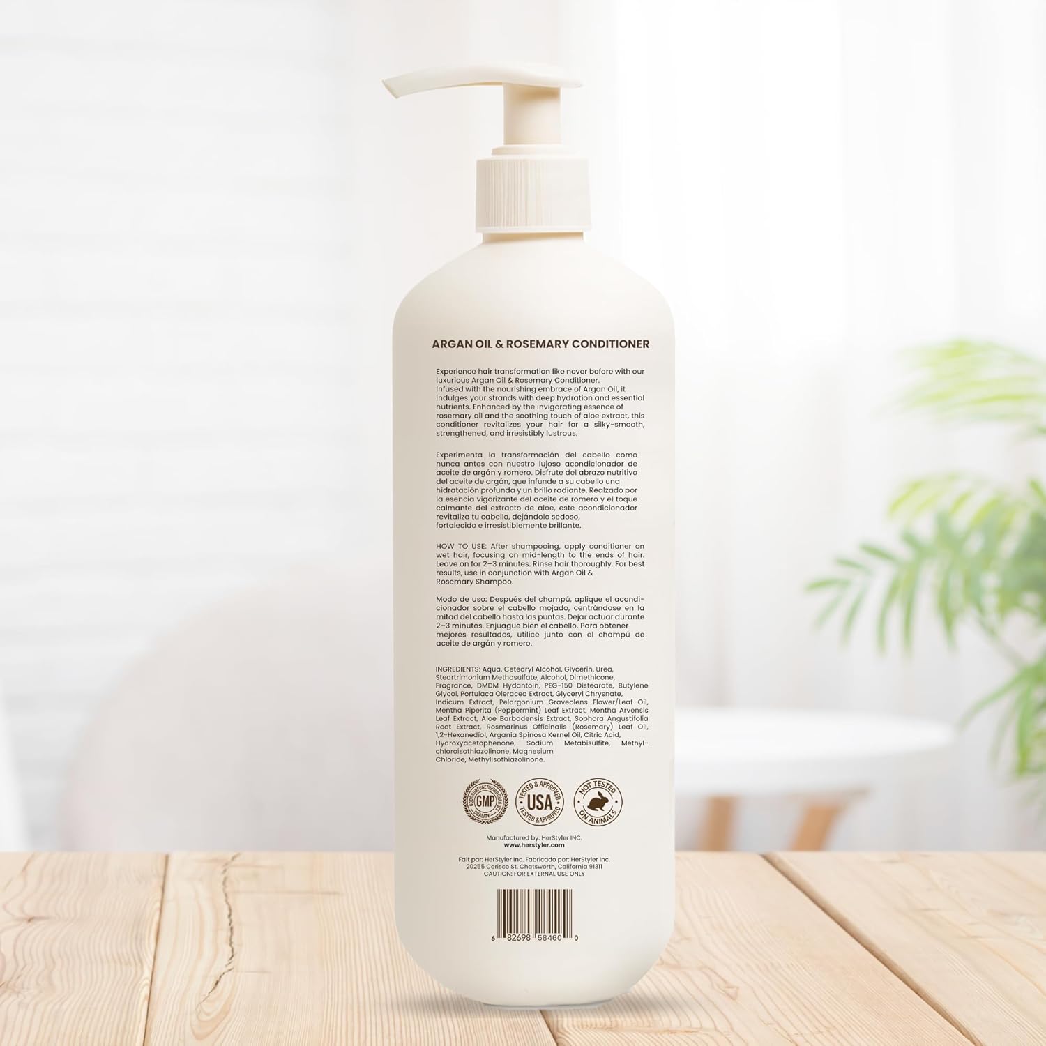 HerStyler Argan Oil Conditioner for Women - Case of 6
