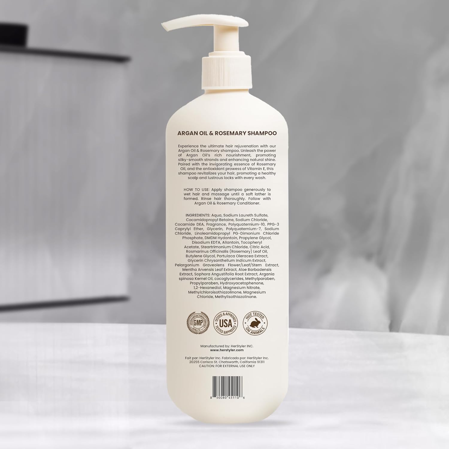 HerStyler Argan Oil Hair Shampoo for Dry Scalp - Case of 6