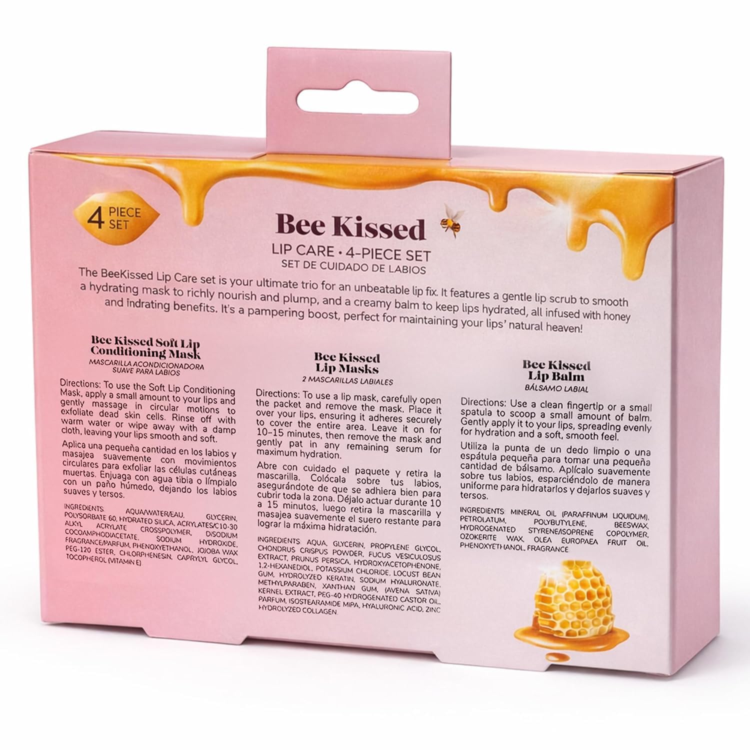 BeautyFrizz Bee Kissed Lip Care 4-Piece Set