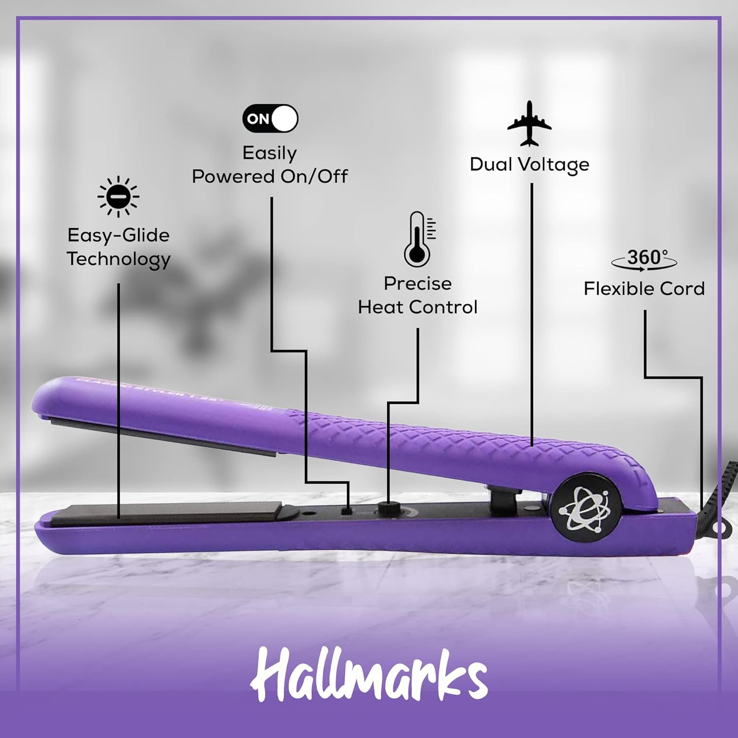 Evalectric Classic Styler Deep Purple for Daily Beauty Care