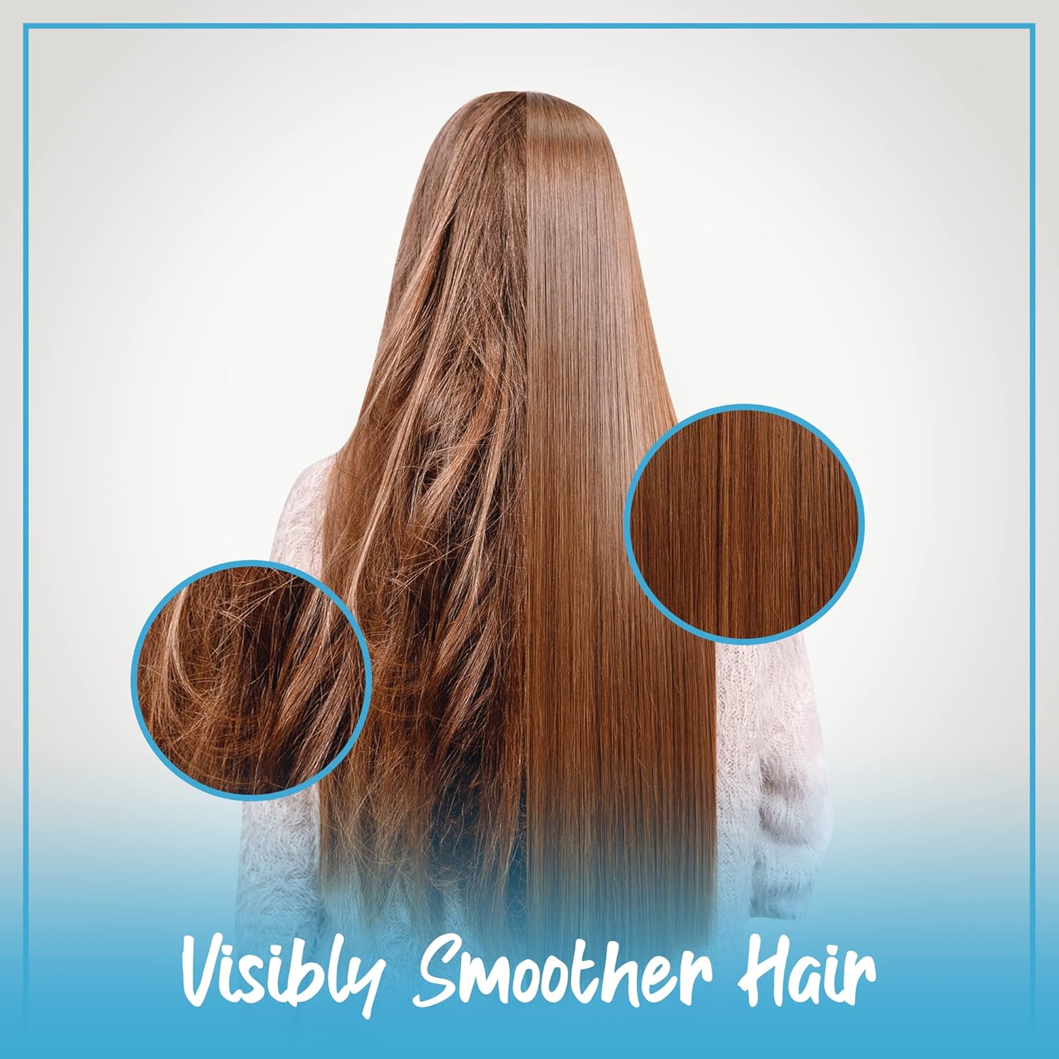 HerStyler Colorful Seasons Flat Iron for Smooth Sleek Hair - Blue