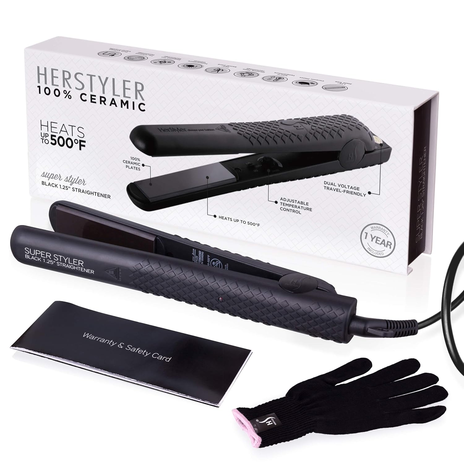 Herstyler Superstyler Hair Straightener and Curler Set
