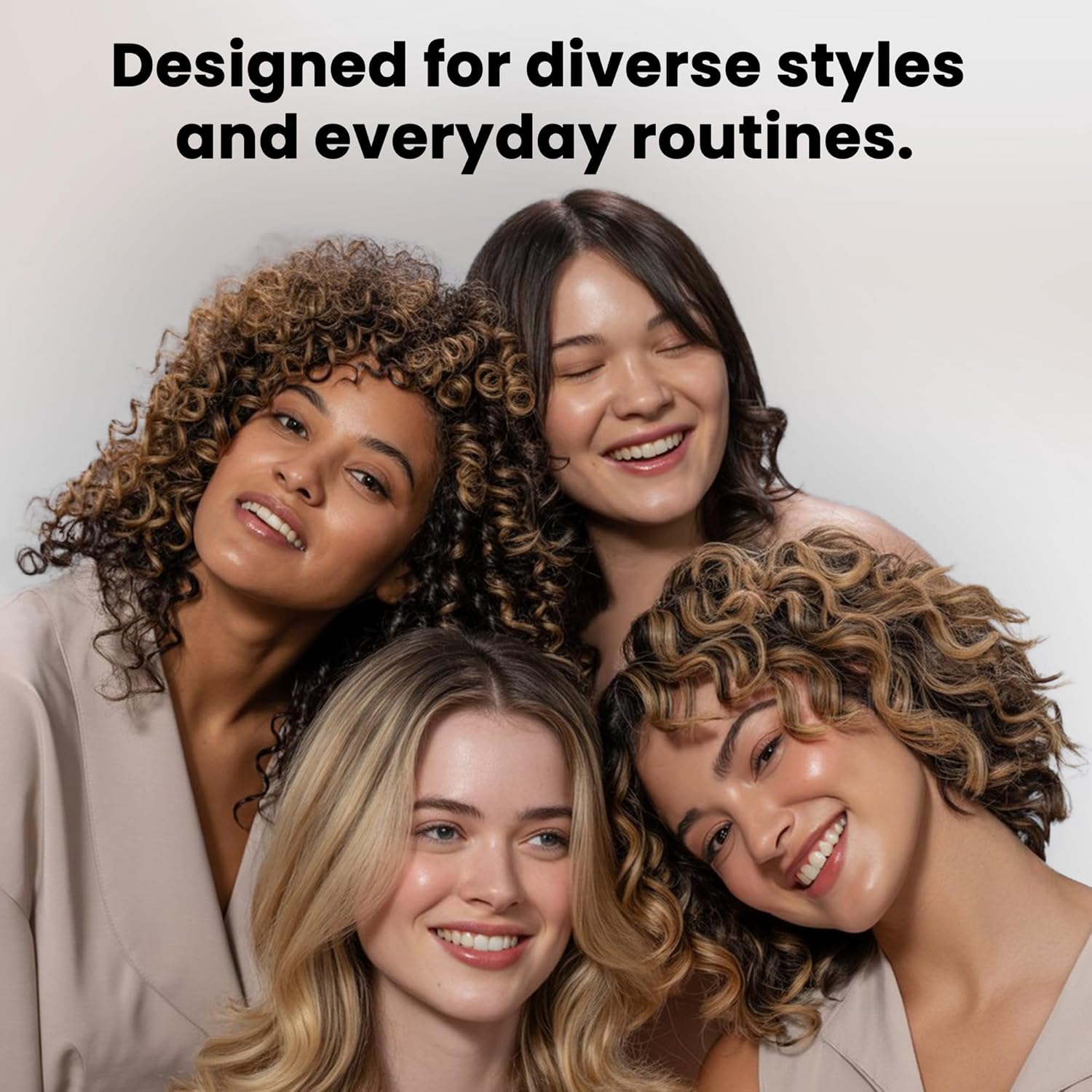 HerStyler Rosy Roots Vented Hair Brush – Lightweight Detangling & Styling Brush – For Smooth,  Pack of 1