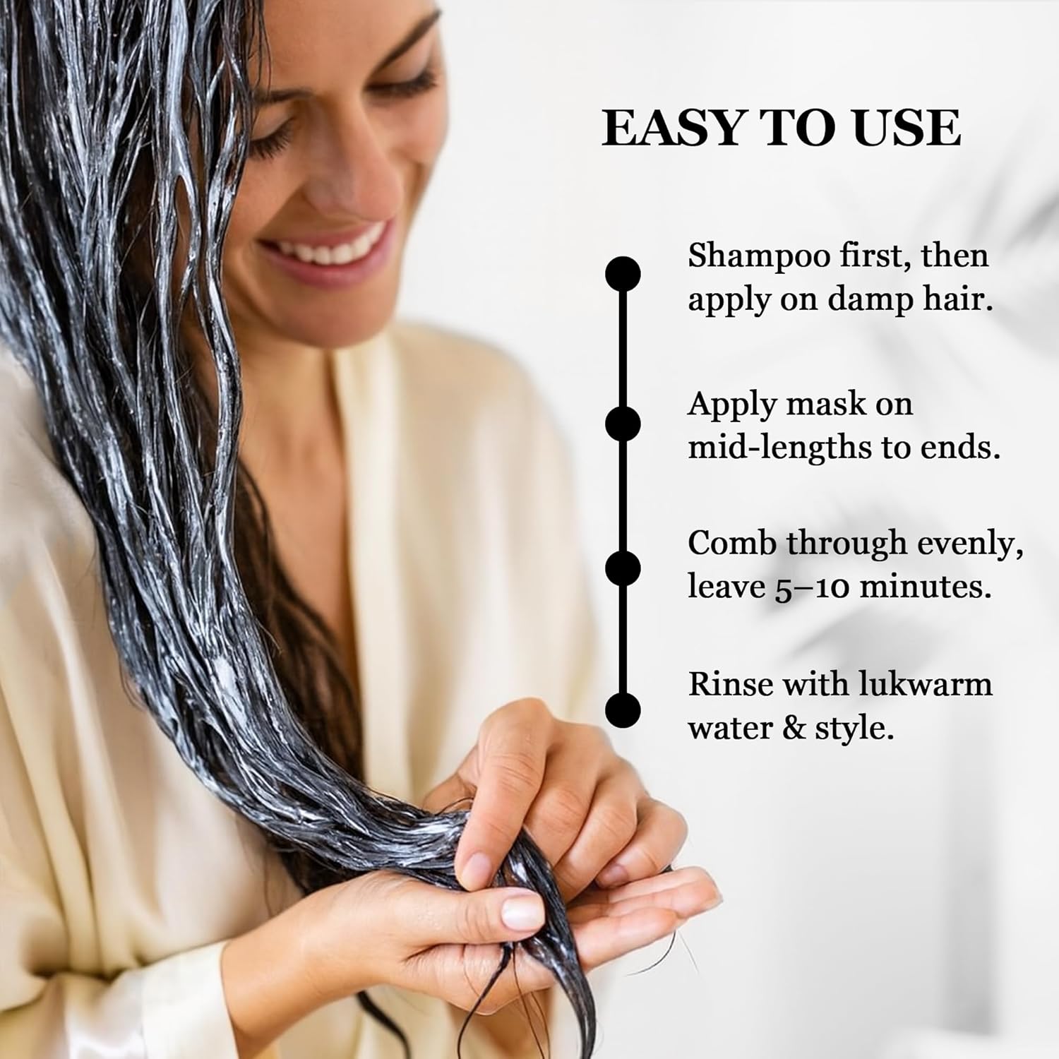 Herstyler Argan Oil Hair Mask - Deep Conditioning Hair Mask For Dry Damaged Hair - Anti-Frizz Hair Mask - 18 Fl. Oz. / 500 Ml