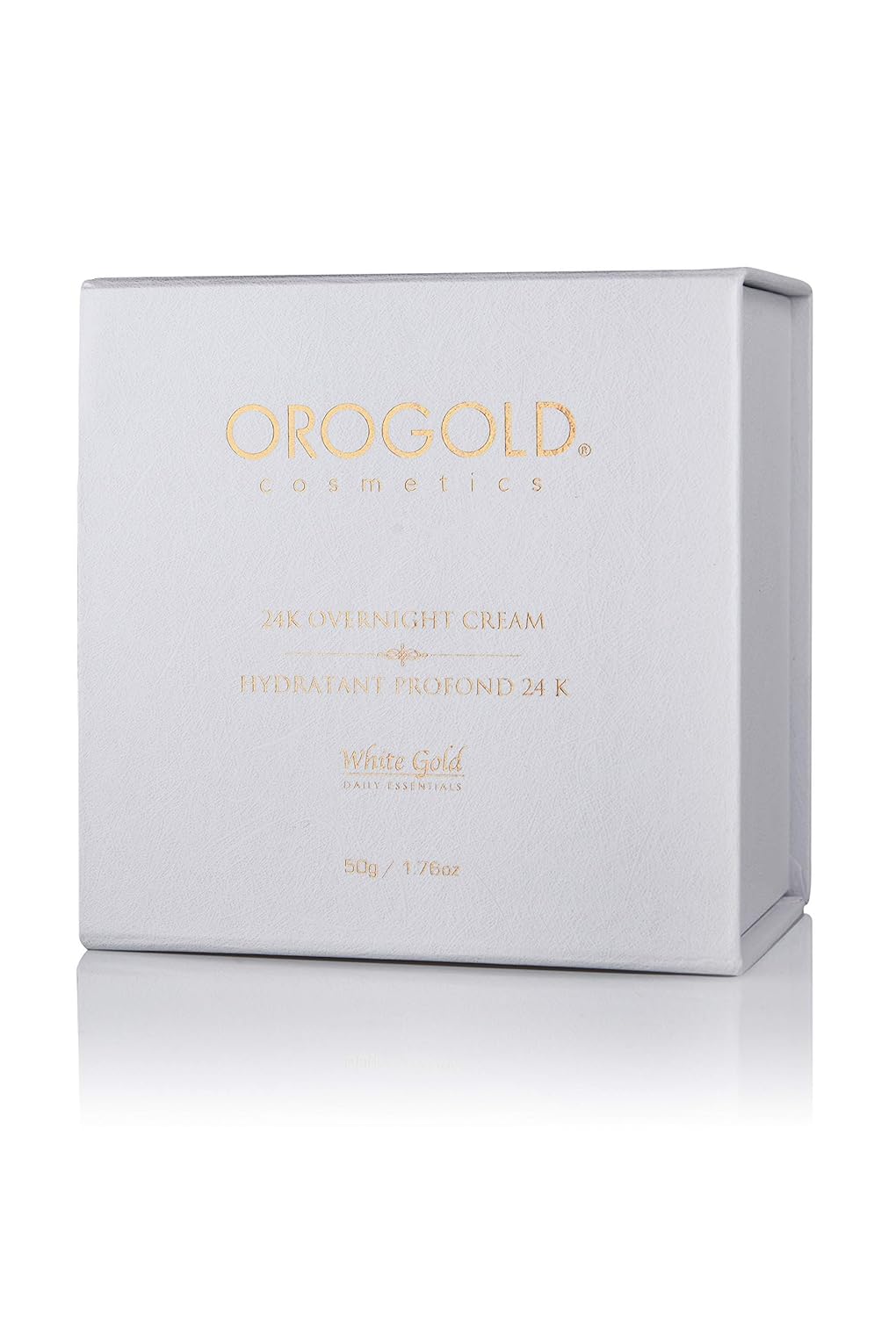 OROGOLD 24K Overnight Cream - Night Moisturizer with Gold, Shea Butter & Vitamin E- 1.76 fl oz