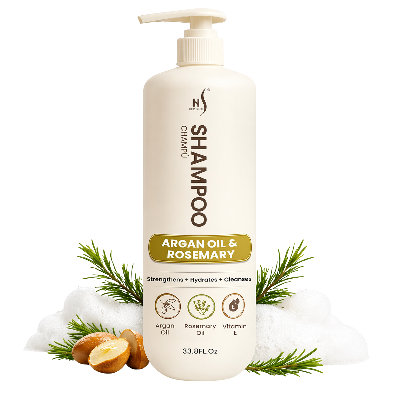HerStyler Argan Oil Hair Shampoo for Dry Scalp - Case of 6