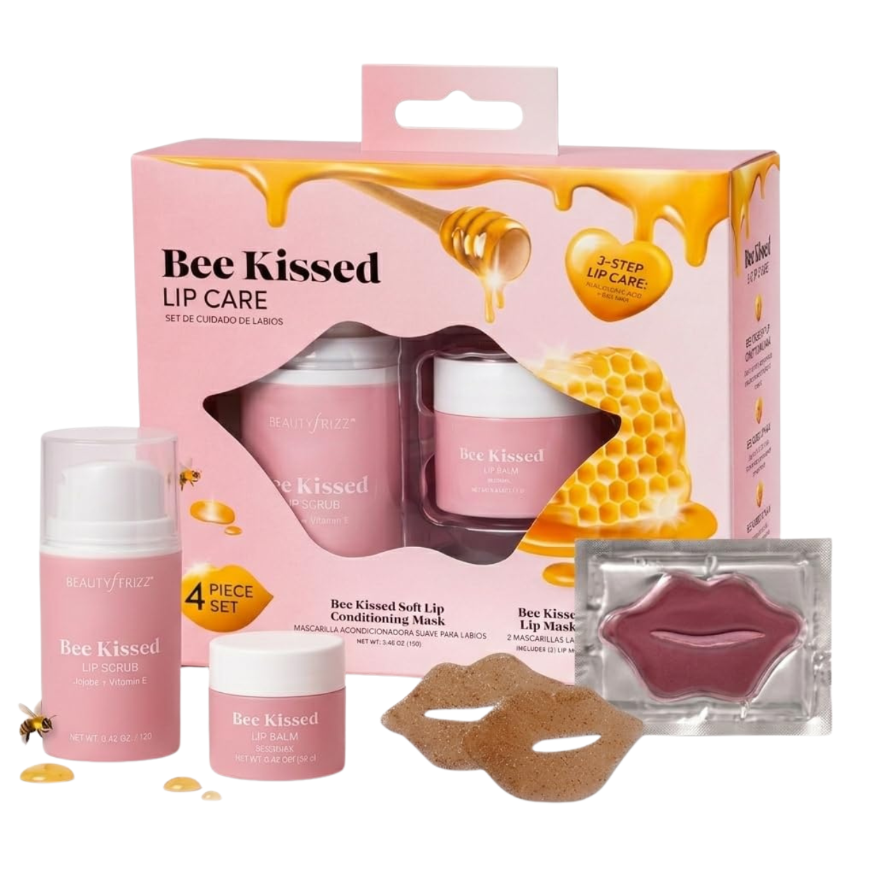 BeautyFrizz Bee Kissed Lip Care 4-Piece Set – Virtail
