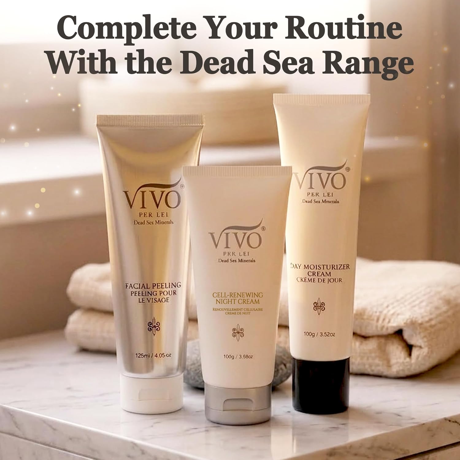 Vivo Per Lei Dead Sea Night Cream - Moisturizing Night Cream for Face - Case of 40