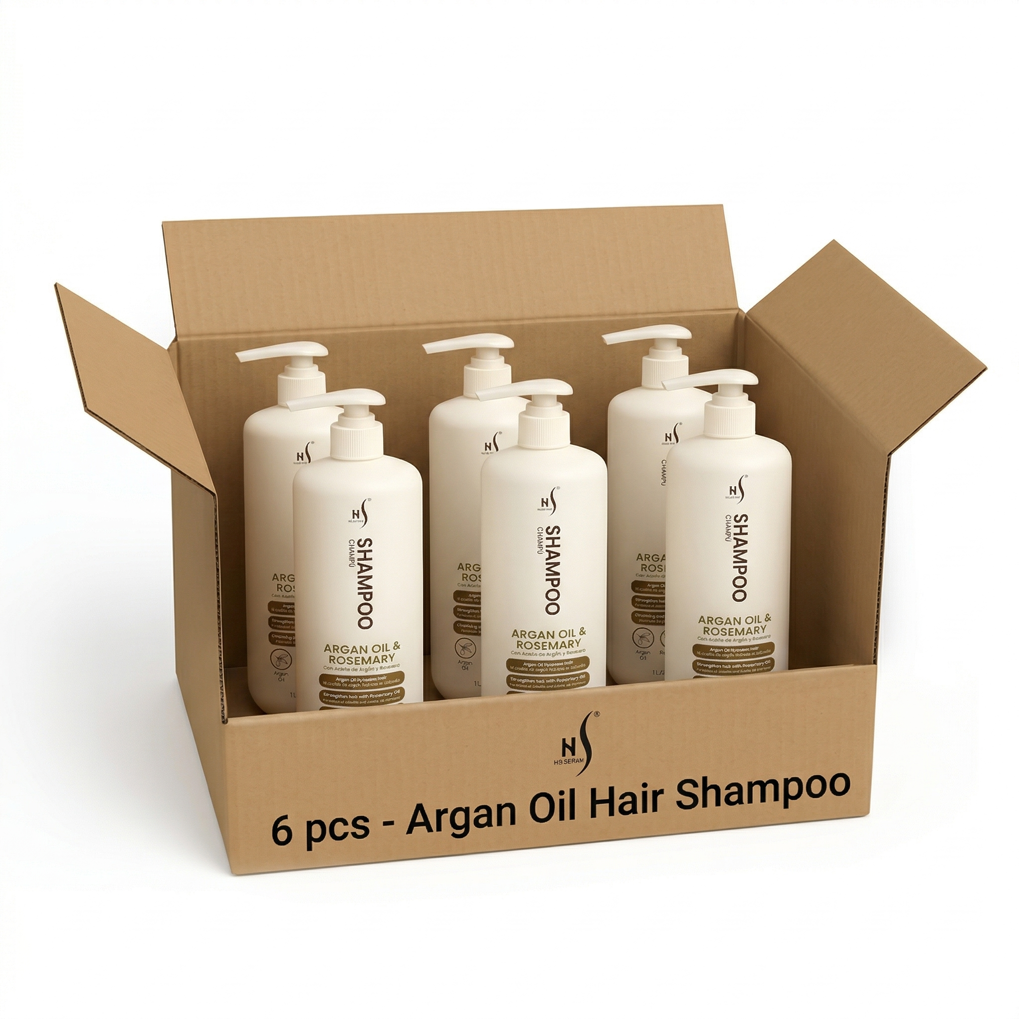 HerStyler Argan Oil Hair Shampoo for Dry Scalp - Case of 6