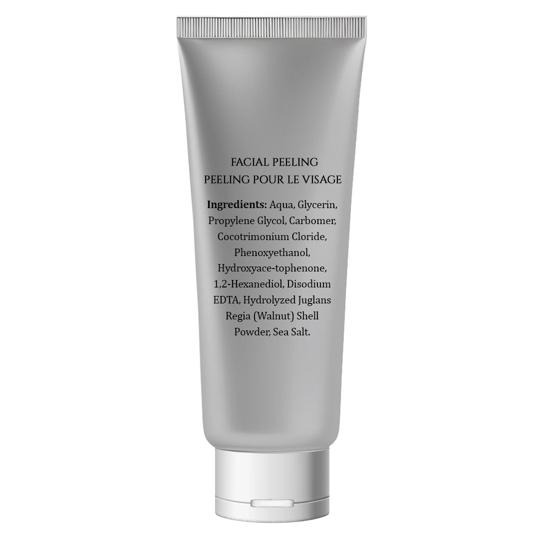 Vivo Per Lei Facial Peeling Gel Tube - Face Peel with Dead Sea Minerals - Exfoliating Gel for Cleansing - Gentle Facial Scrub - 2 Pack