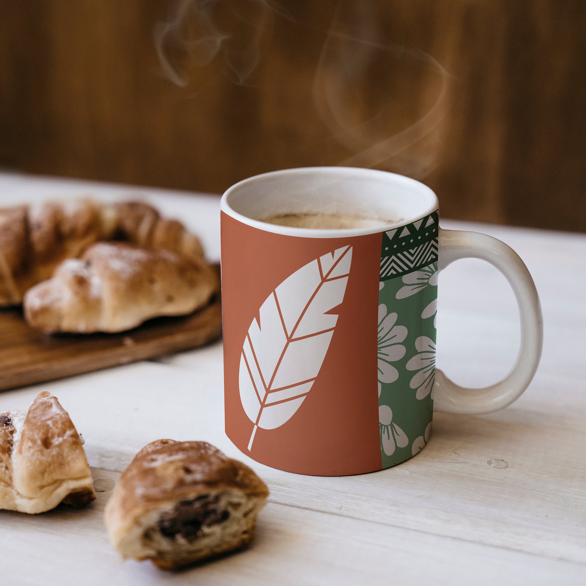 Shades of Autumn Printed mug