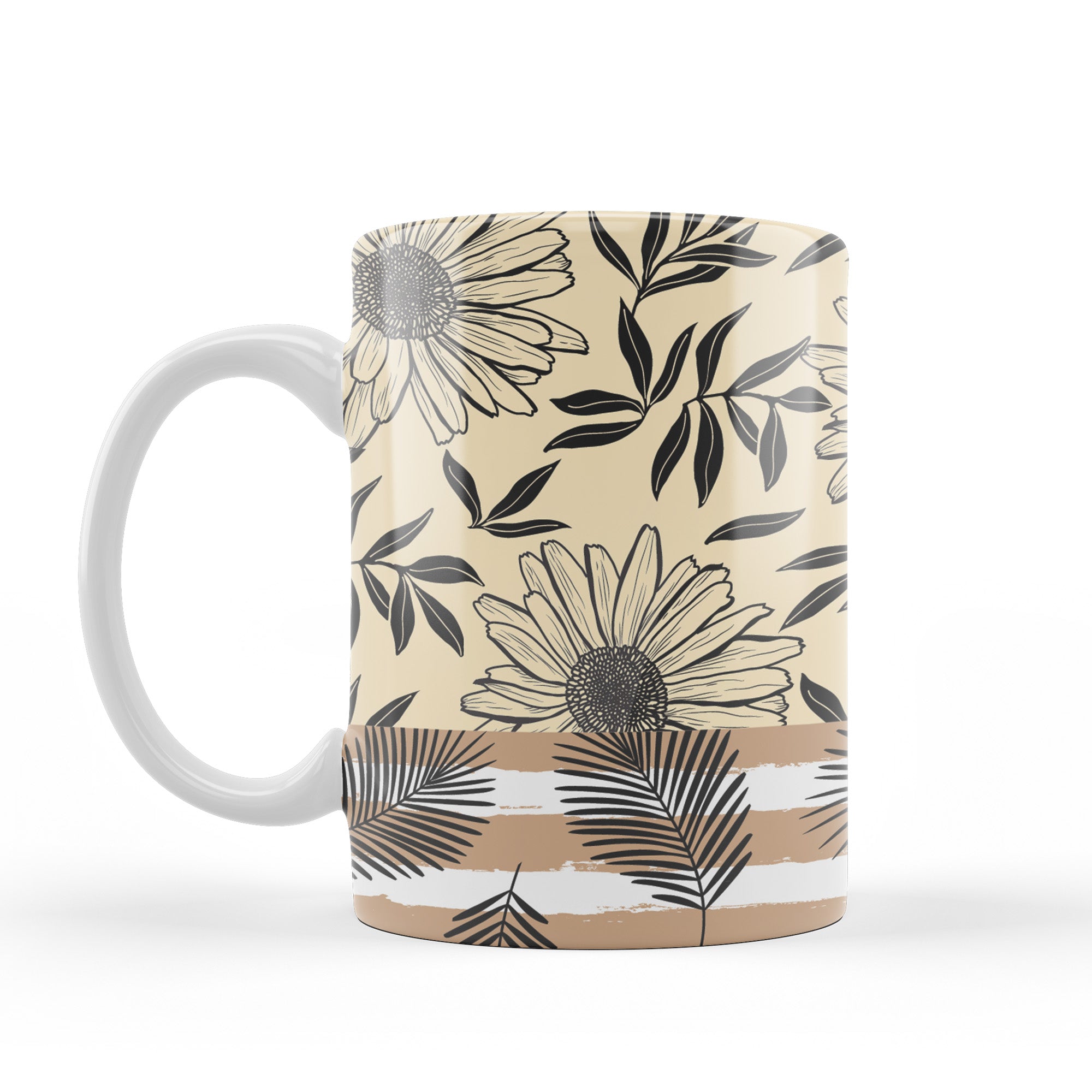 Spoils of Earth Floral Printed mug