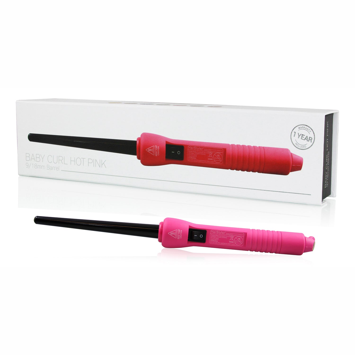 herstyler tapered curling wand