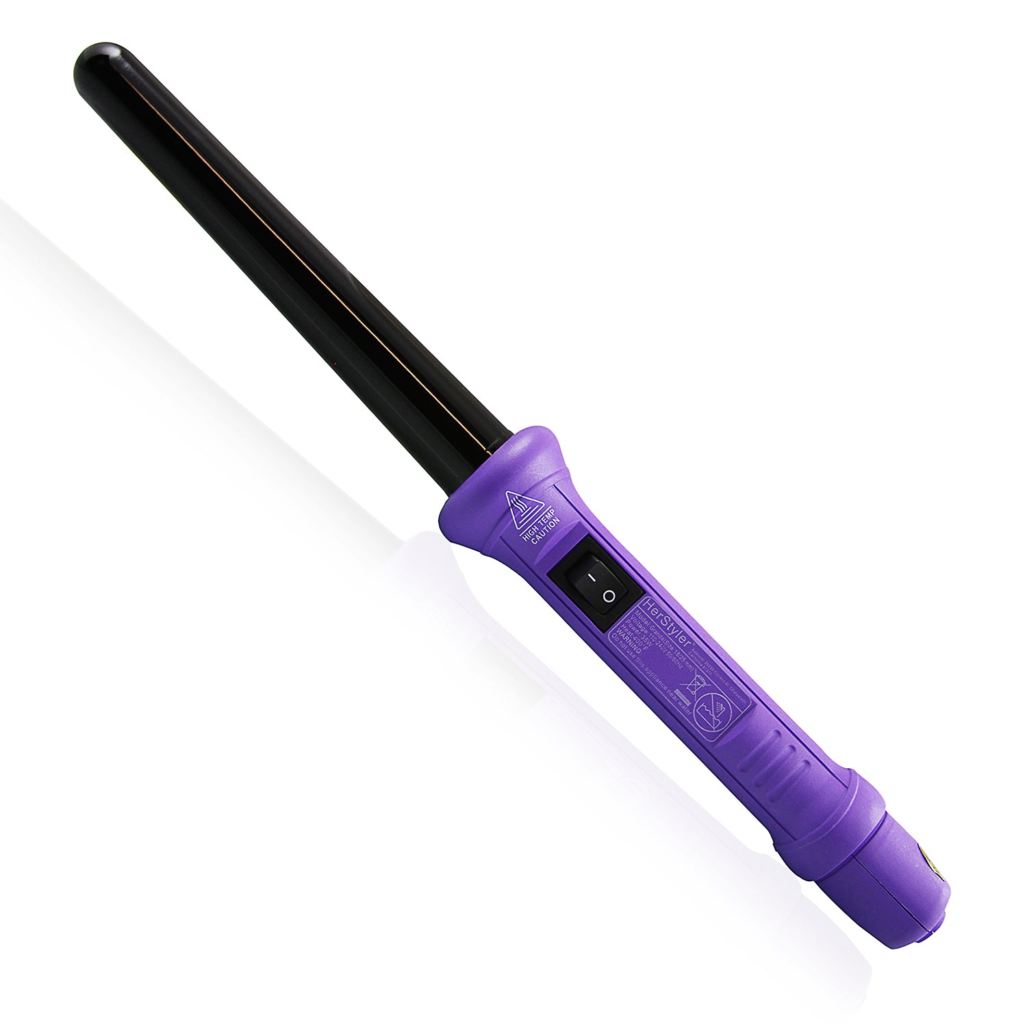 herstyler curling iron purple