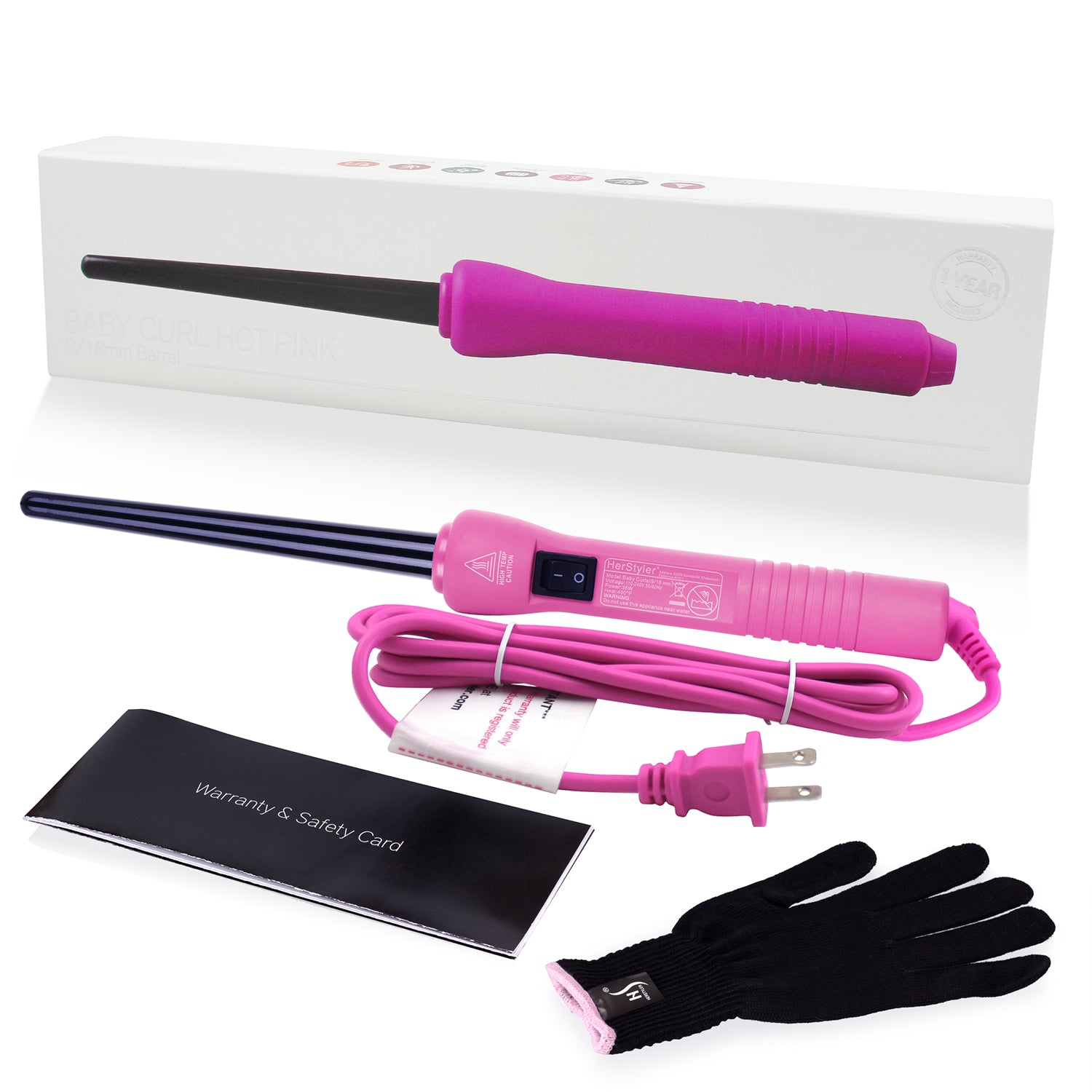 herstyler tapered curling iron