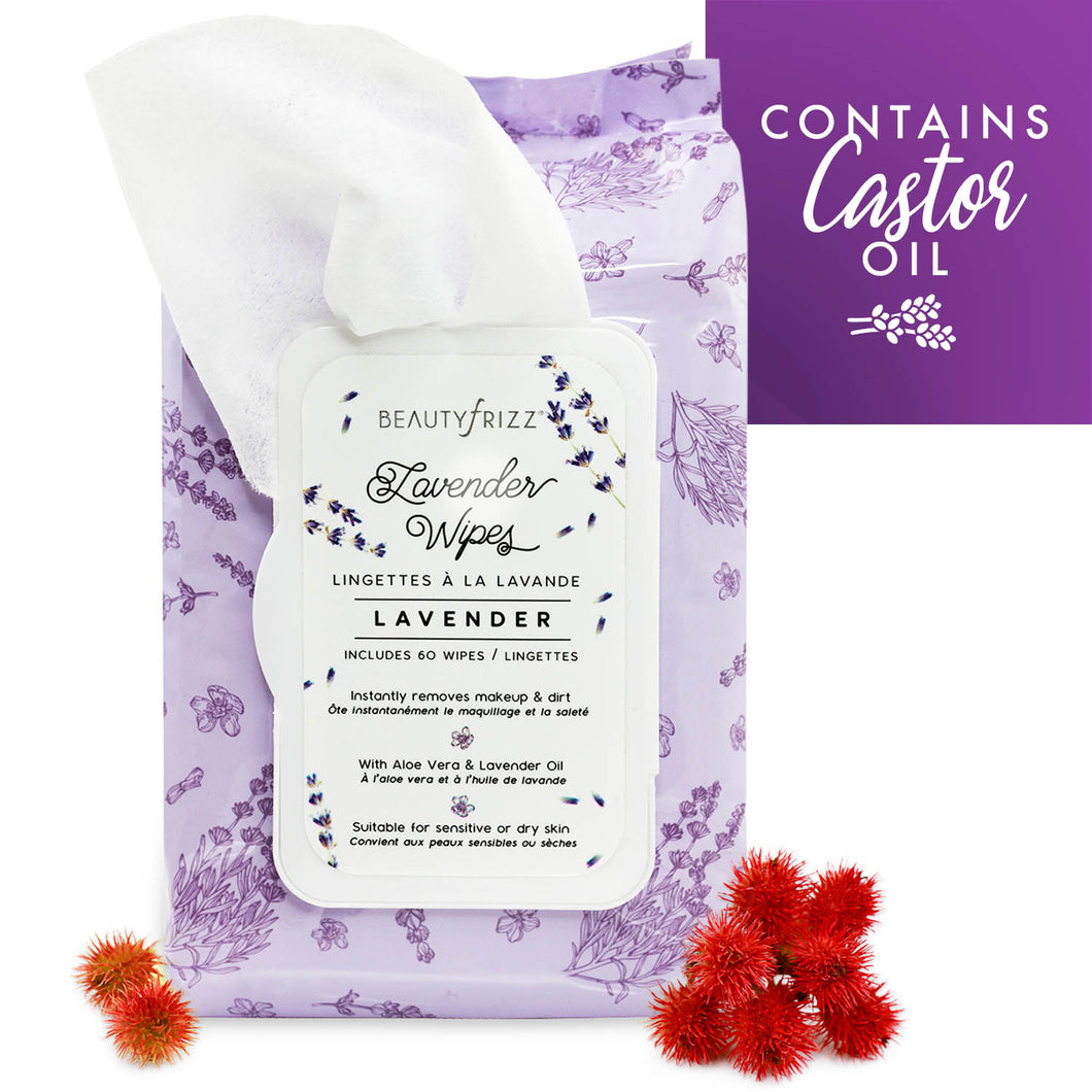 Beautyfrizz Lavender Facial Cleansing Wipes 120 sheets