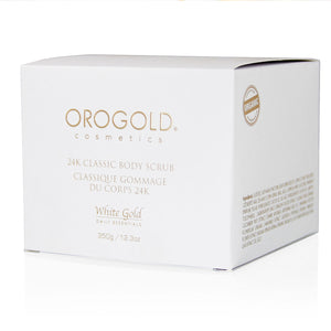 orogold white gold exfoliating scrub