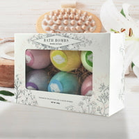 Beautyfrizz 6 Scented Bath Bombs Unwind with a Lush Luxury Bathing Feels Gift Set