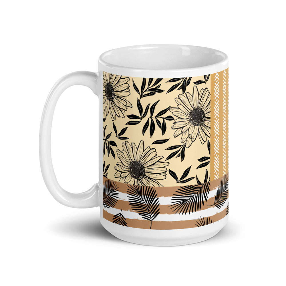 Spoils of Earth Floral Printed mug